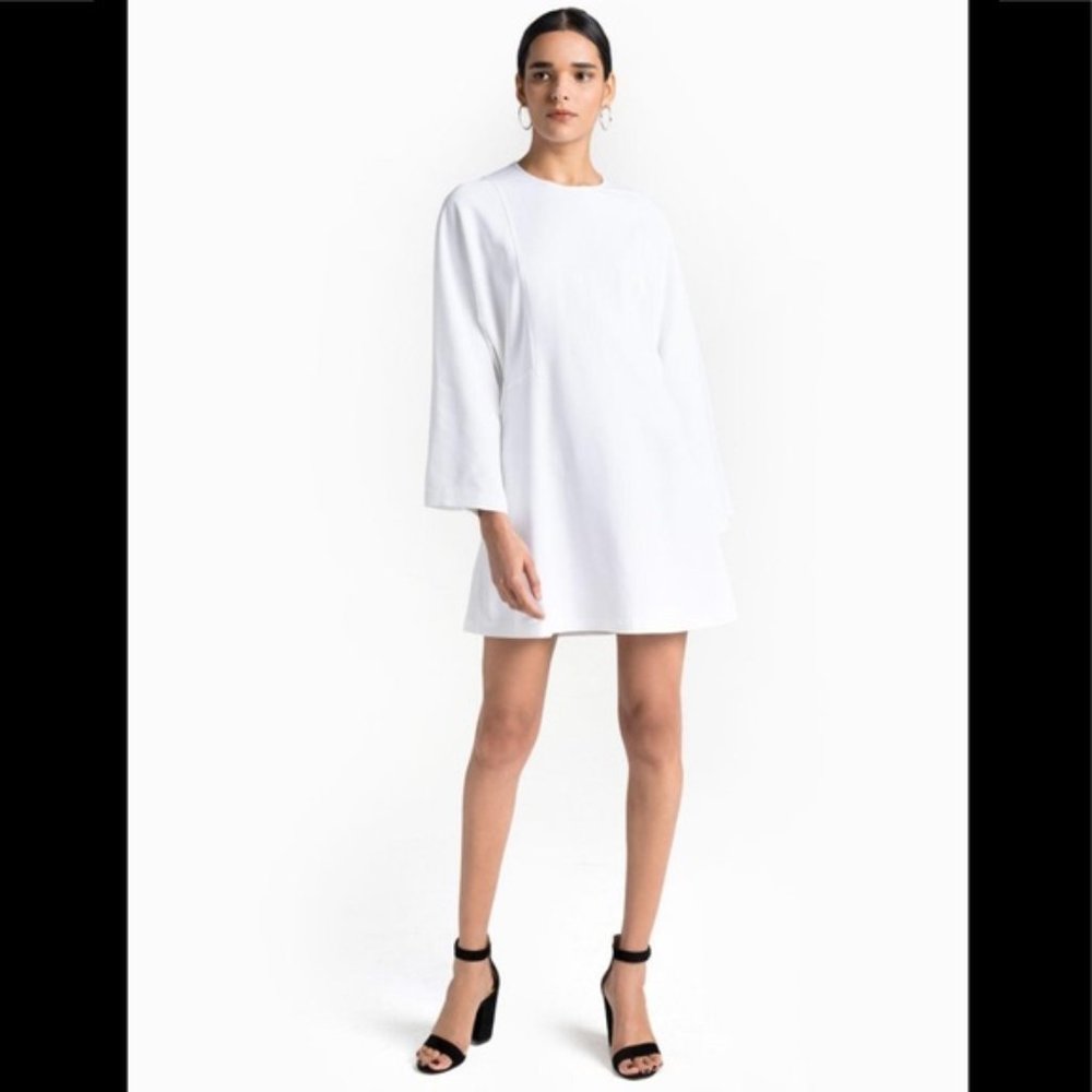 A.L.C. Audrina Structured Shift Minimalist Dress size 8 flowy summer breezy